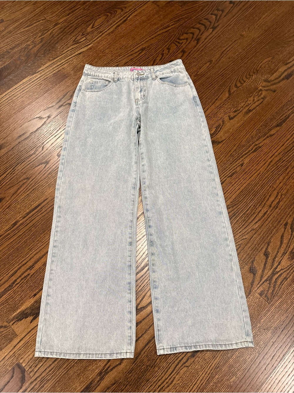 Pink bow jeans - Picture 2 of 3